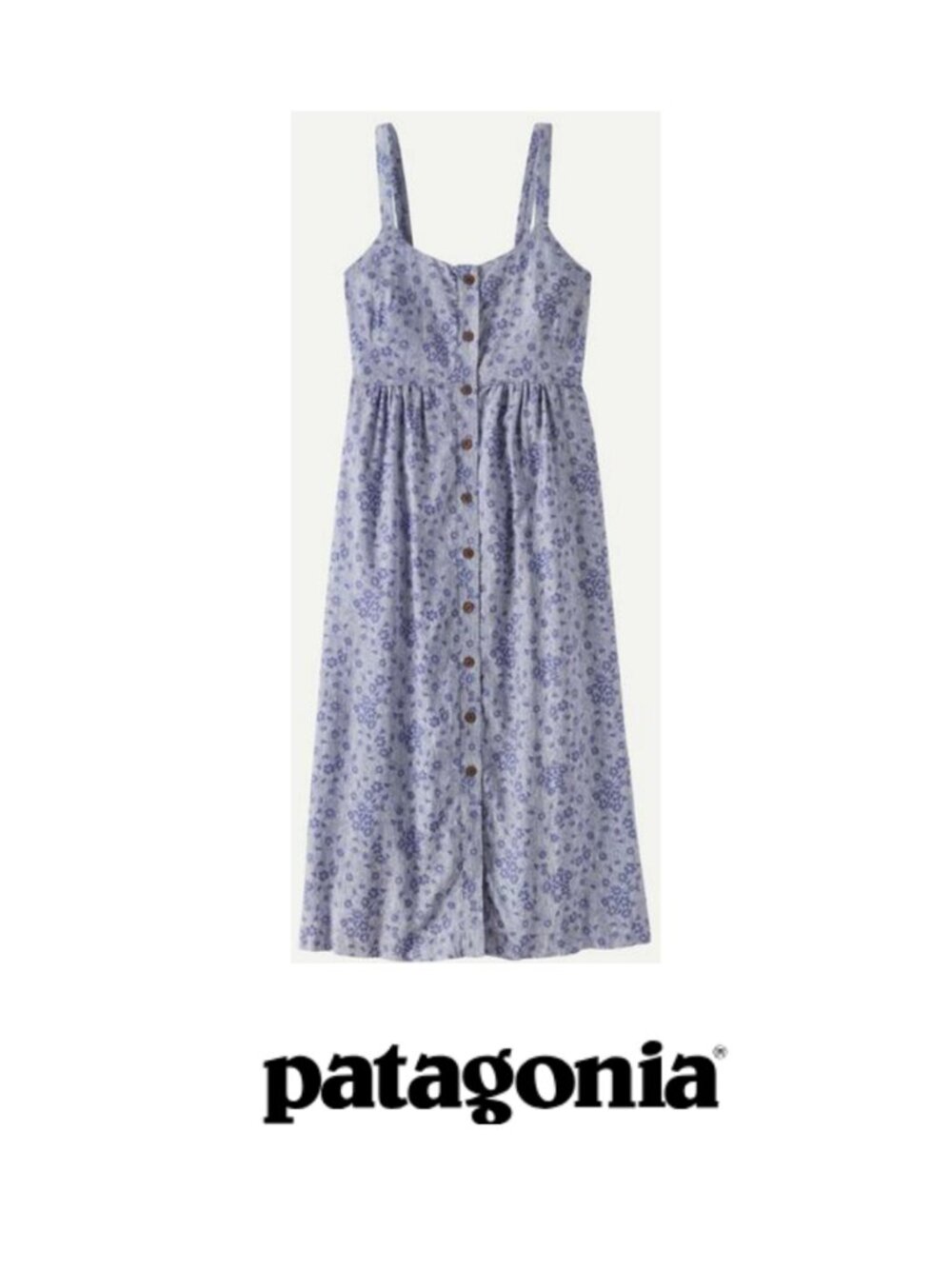 Patagonia Garden Island Dress - L Solstice Purple